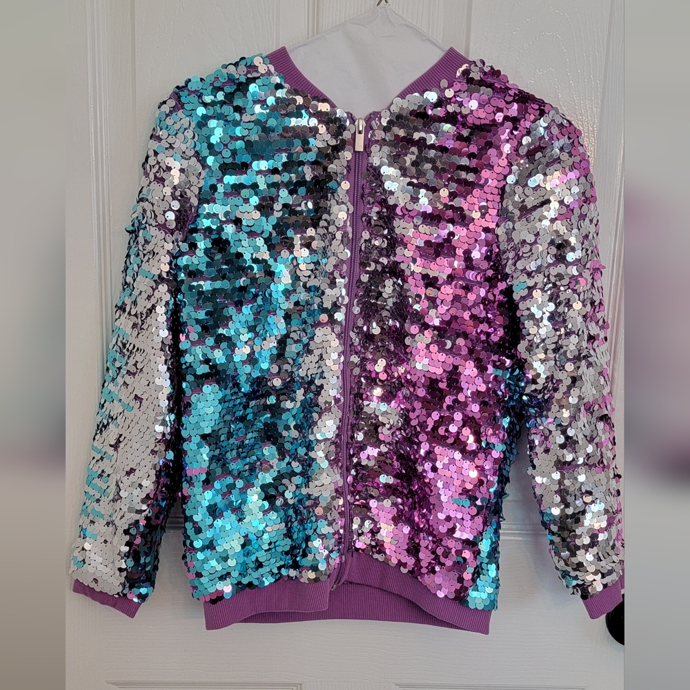 More Than Magic Purple Sequin Jacket